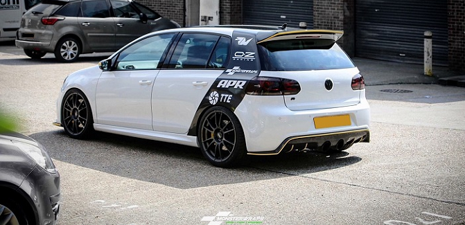 modified Volkswagen Golf R Mk6