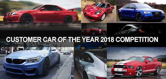How to enter your car into our Customer Car of the Year 2018 Competition