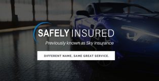 A blog feature image explaining Sky Insurance is changing it's name to Safely Insured