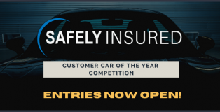 Safely Insured Customer Car of the YEar banner