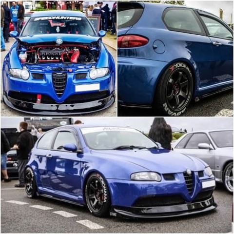 Blue Alfa Romeo