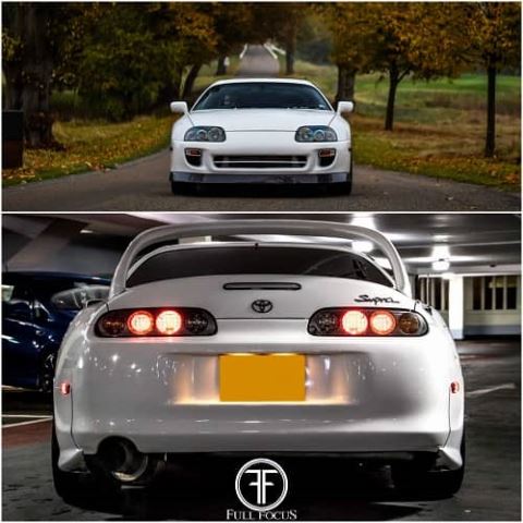 Toyota Supra in White